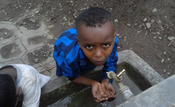 Yonatal’s school in Ethiopia has water thanks to his sponsor
