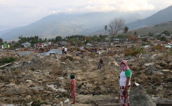 How do communities respond to natural disasters?