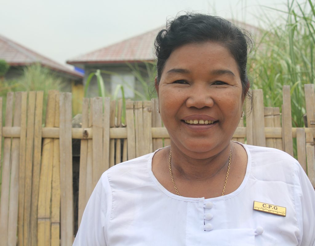 San is a child protection group member in Myanmar