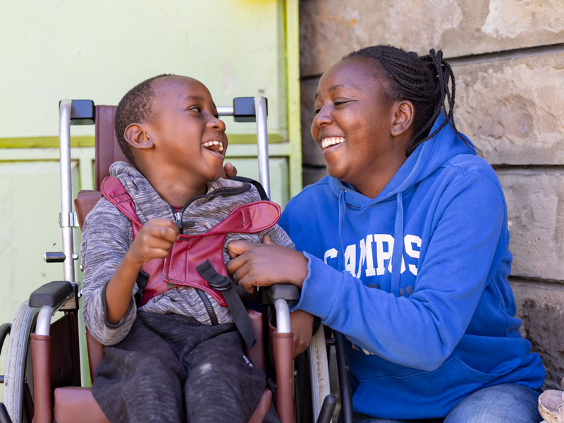 One wheelchair for a child